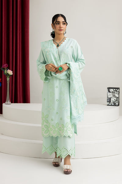 2226-Angori Embroidered 3-Piece Dhanak Suit