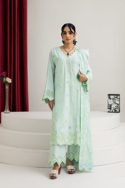 2226-Angori Embroidered 3-Piece Dhanak Suit
