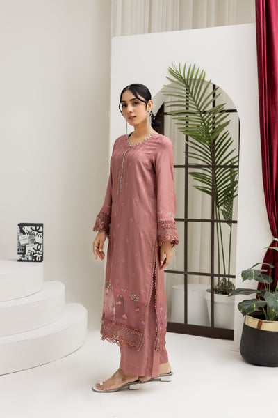 2290-2-Piece Piyazi Embroidered Viscose Suit